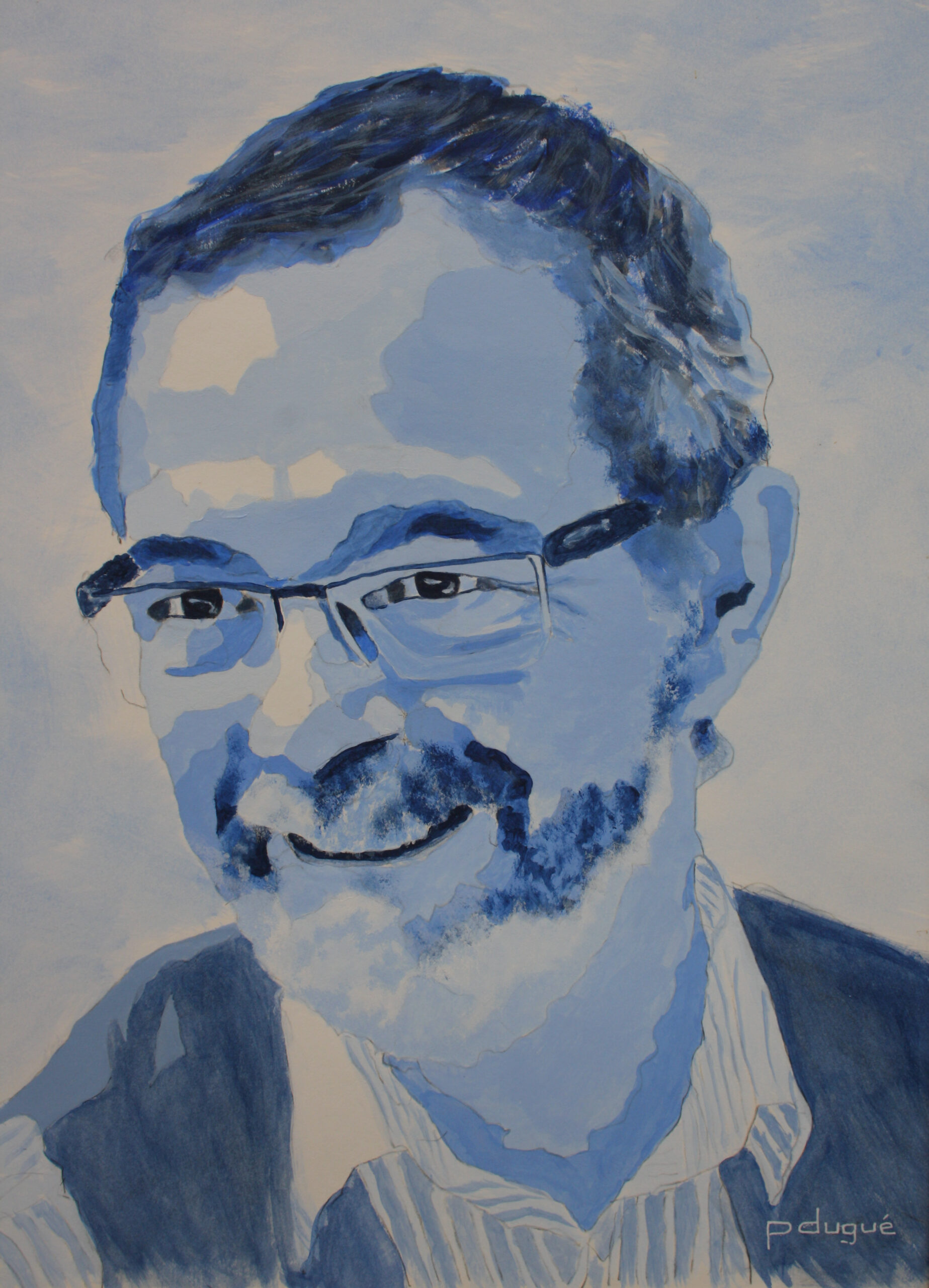 Portrait en bleu